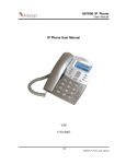 GKW09 IP Phone IP Phone User Manual