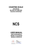 COUNTING SCALE USER MANUAL