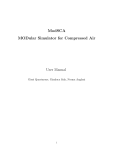 ModSCA MODular Simulator for Compressed Air User Manual