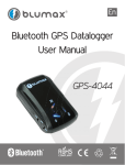 Bluetooth GPS Datalogger User Manual