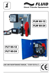 Diesel fuel transfer station FLW FLT 60-12V/24V