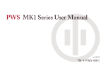 PWS MK1 Series User Manual