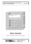 User manual