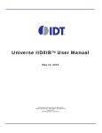 Universe II User Manual - AGATA Experiment @ Padova