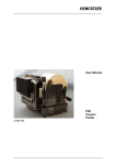 User Manual PIXI Coupon Printer