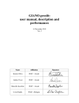 GIANO-preslit: user manual, description and performances