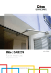 Ditec DAB205 User manual