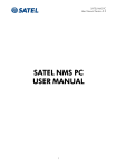 SATEL NMS PC USER MANUAL