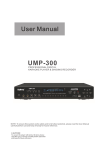 UMP300 User manual .cdr