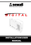 INSTALLATION/USER MANUAL - Newall Electronics Inc.