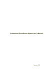 Professional Surveillance System User's Manual
