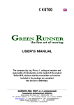 USER'S MANUAL - Green Runner