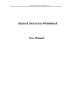 Infrared Interactive Whiteboard User Manual
