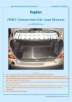 PHEV Conversion Kit User Manual