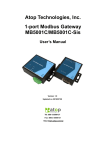 MB5001C series 1-port Modbus Gateway