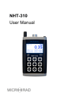 NHT-310 User Manual