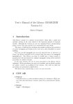 User's Manual of the Library MSARGIBB Version 0.1