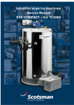 Industrial scale ice machines Service Manual EVE