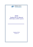 IDEM Trading Service Manual