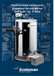 Industrial scale ice machines Evaporator Service Manual EVE Split