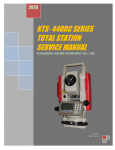 NTS - 350R SERIES TOTAL STATION SERVICE MANUAL