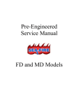Pre-Engineered Service Manual FD and MD Models
