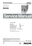 Service Manual SW988/00S