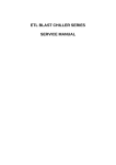 ETL Blast chiller Service Manual