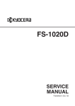 FS-1020D Service Manual