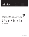 MimioClassroom User Guide