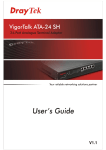 VigorTalk ATA24 SH Series User's Guide