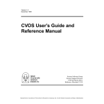 CVOS User's Guide and Reference Manual
