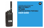 MOTOTRBO™ DP2600 USER GUIDE