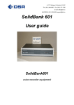 SolidBank 601 User guide