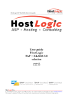 User guide HostLogic SAP – EKAER 5.0 solution