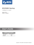 ES3500 Series User's Guide - Server 2