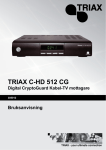 Triax C-HD 512 CG_Swedish User Guide