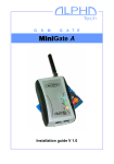 MiniGate user guide.DOC