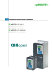 pDRIVE< MX eco Operating instructions CANopen