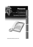 Model No. KX-TS2308HGW Operating Instructions