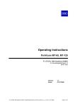 Operating Instructions