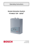 Smoke Extraction System TITANUS TOP · SENS Operating Instructions