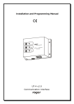 UT-4 v2.0 Communication Interface Installation and Programming