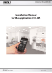 Installation Manual for the application iHC-MA