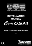 INSTALLATION MANUAL