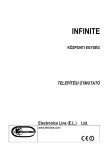 Infinite Control Panel - Installation Manual HU
