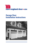 NED Installation Manual 8.5x11 - New England Door Hungary Kft.