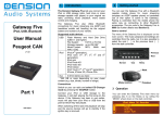 Gateway Five User Manual Peugeot CAN Part 1