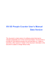 GV-3D People Counter User's Manual Beta Version