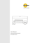 User Manual Interroll DriveControl